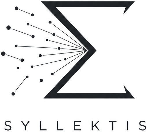 Syllektis — mark combining the Greek letter sigma with converging data points